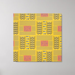 African Tribal Pattern Canvas Print