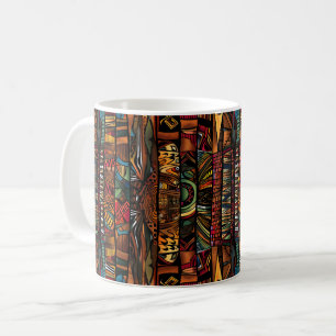 African Tribal Pattern Coffee Mug