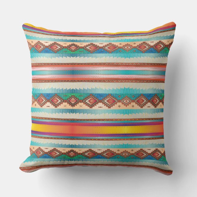 African Tribal Pattern Cushion (Front)