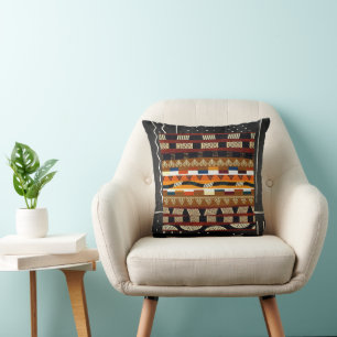 African Tribal Pattern Cushion