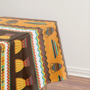 African Tribal pattern dining decor Tablecloth