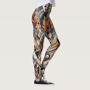 African Tribal Pattern Leggings