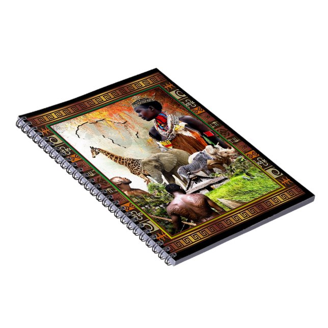 African Tribal Queen Planner Notebook (Right Side)