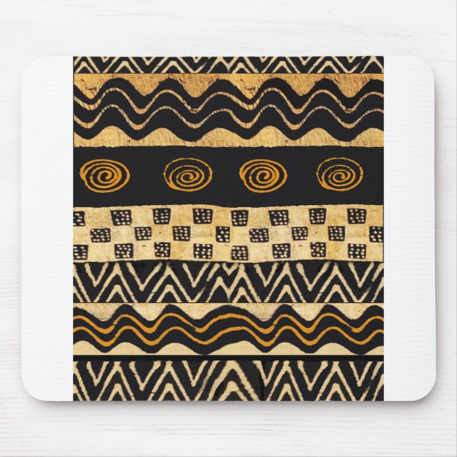African Tribal Shaman Design Mouse Pad (Front)