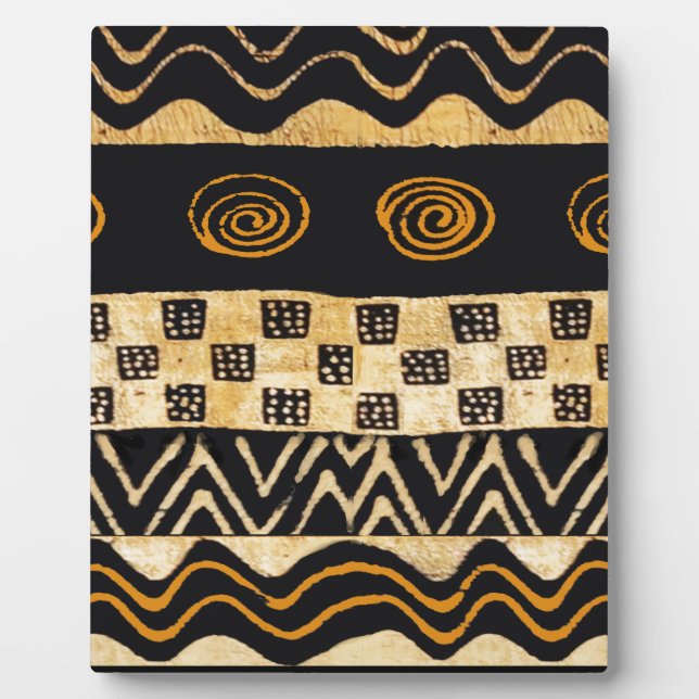 African Tribal Shaman Design Plaque (Front)