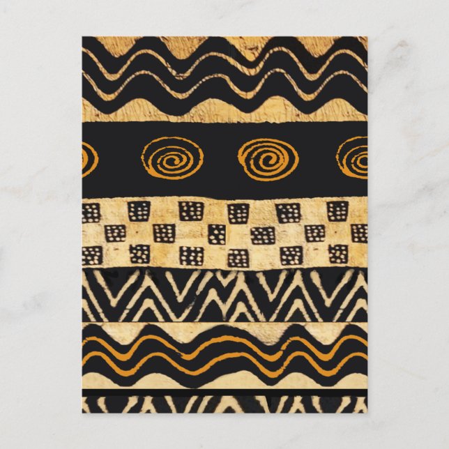 African Tribal Shaman Design Postcard (Front)