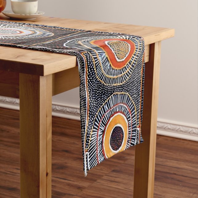 African Tribal Short Table Runner (In Situ)