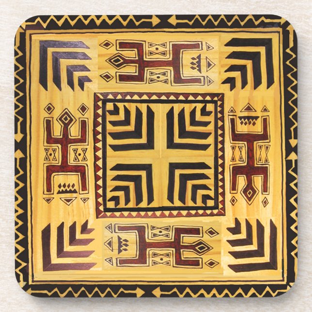 African Tribal Spirits Coaster (Front)