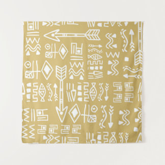 African Tribal Stripes: Bohemian Egyptian Seamless Tapestry