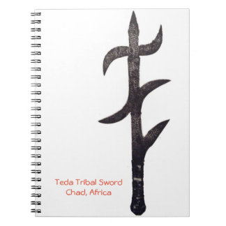 African Tribal Sword Notebook