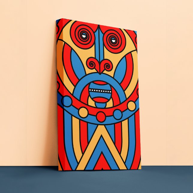 African Tribal Warrior Canvas Print (Creator Uploaded)