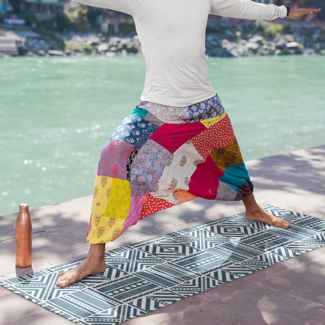 african tribe borders yoga mat (Creator Uploaded)