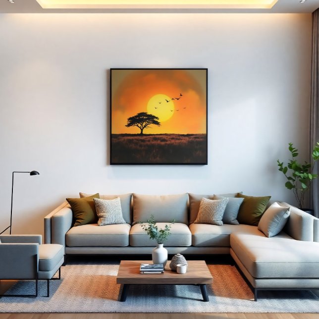 African Twilight Canvas Print (Creator Uploaded)