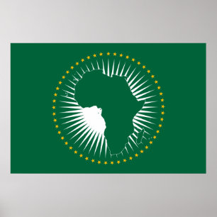 African Union Flag Poster