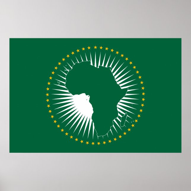 African Union Flag Poster (Front)