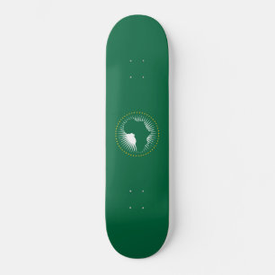 African Union Flag Skateboard