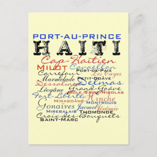 African Urban Haiti custom Collection Postcard
