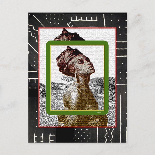 African Village Of Love Postcard (Front)