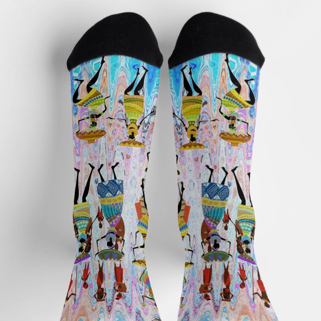 African Village Socks (Top)