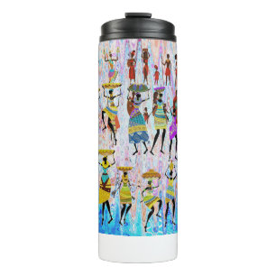 African Village Thermal Tumbler