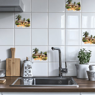 African Village Tile