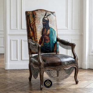 African Vintage Rustic Man Texture Decoupage Tissue Paper