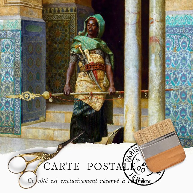 African Vintage Rustic Man Texture Decoupage       Tissue Paper (Creator Uploaded)