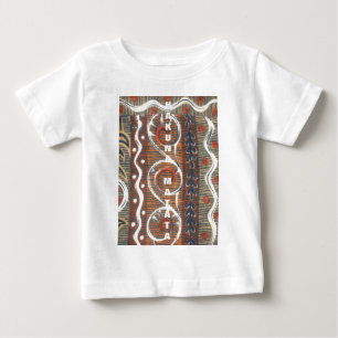 African Vintage Traditional Ornament Motif Colours Baby T-Shirt