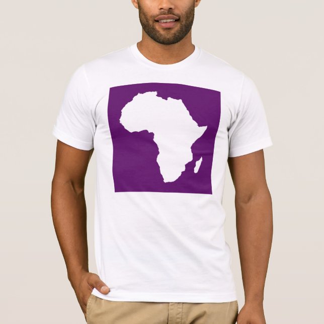 African Violet Audacious Africa T-Shirt (Front)