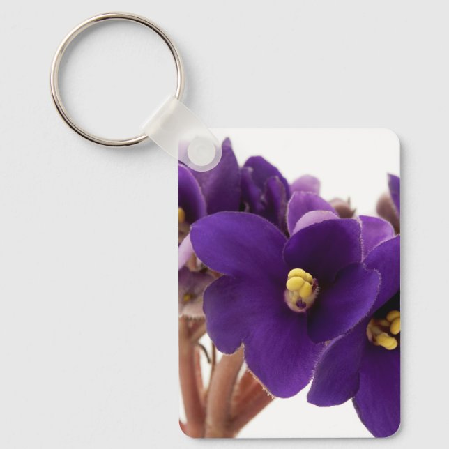 African violet key ring (Front)
