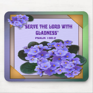 AFRICAN VIOLET Mousepad
