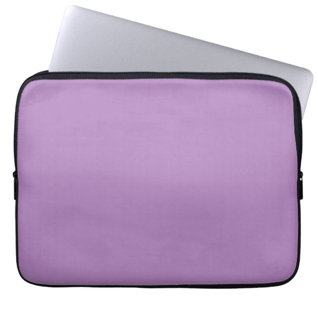 African violet  (solid colour)  laptop sleeve (Front)