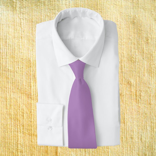 African Violet Solid Colour Tie (Creator Uploaded)