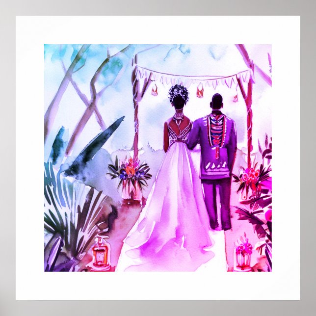 African Wedding Poster (Front)