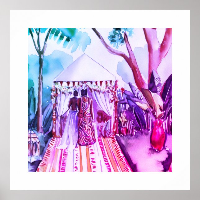 African Wedding Poster (Front)