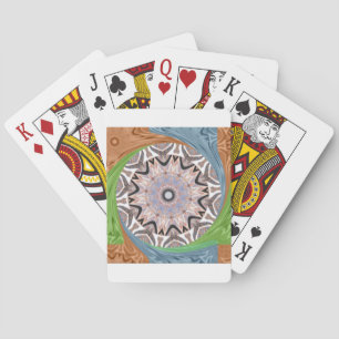 African Whirl Art Print Playing Cards