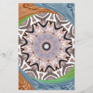 African Whirl Art Print Stationery