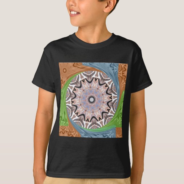 African Whirl Art Print T-Shirt (Front)