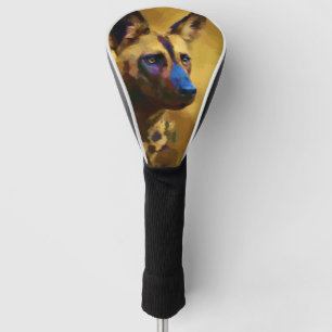 African Wild Dog Golf Head Cover