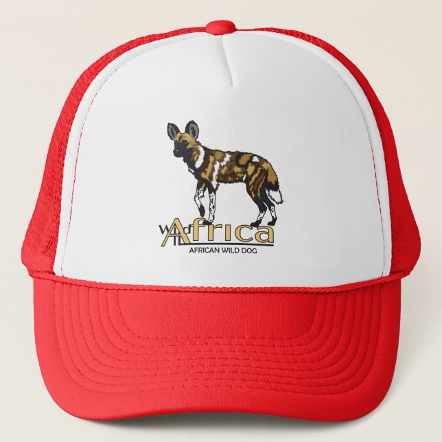 African wild dog. Wild Africa Trucker Hat (Front)