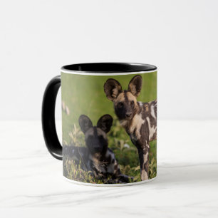 African Wild Dogs in Tanzania Mug