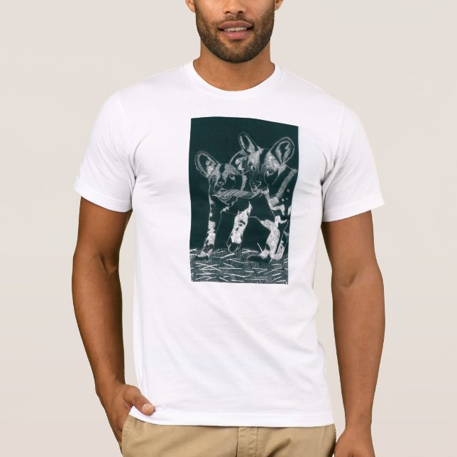 African-Wild dogs T-Shirt (Front)