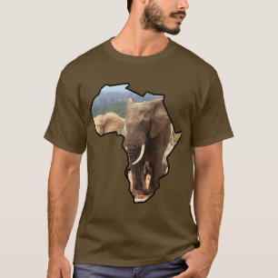 African Wildlife Continent Elephant bull T-Shirt