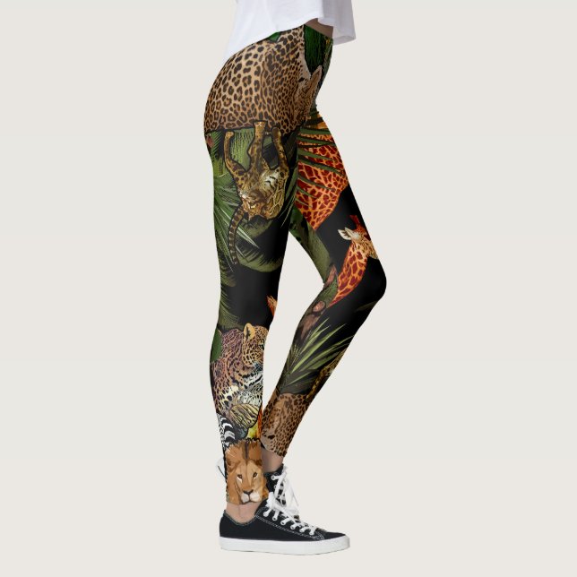 African wildlife Leggings (Right)