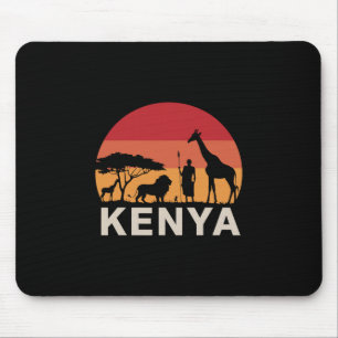 African Wildlife Vacation Kenyan Culture Lover Fun Mouse Pad