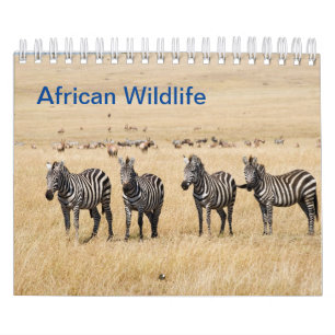 African Wildlife Wall Calendar