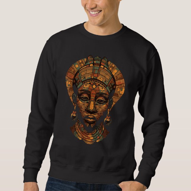 African with pan africanism symbolism sweatshirt (Front)