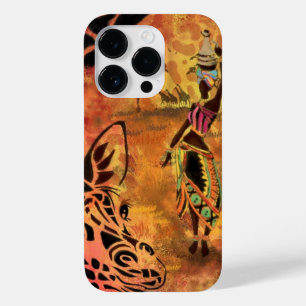 African Woman and Giraffe iPhone Case