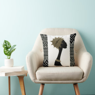 African Woman Cushion