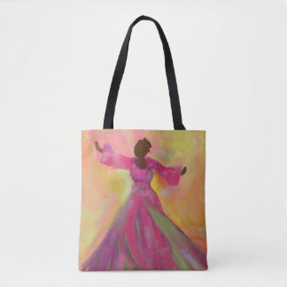 African Woman Dancing Women's Tote Bag